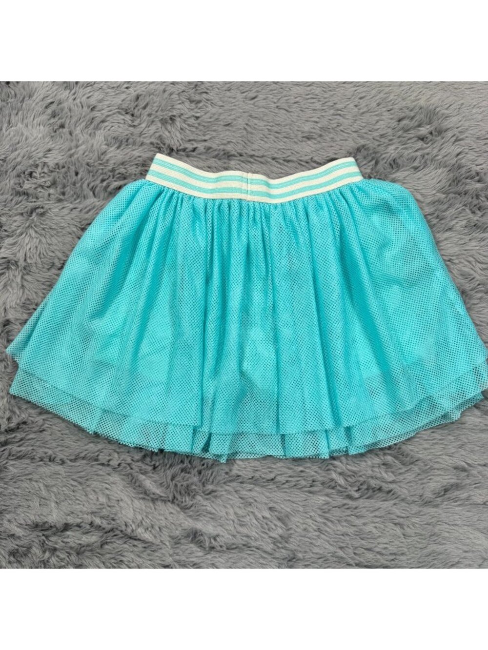 Mta Sports Skort Girls S Blue Polyester Tennis Performance Elastic Waistband